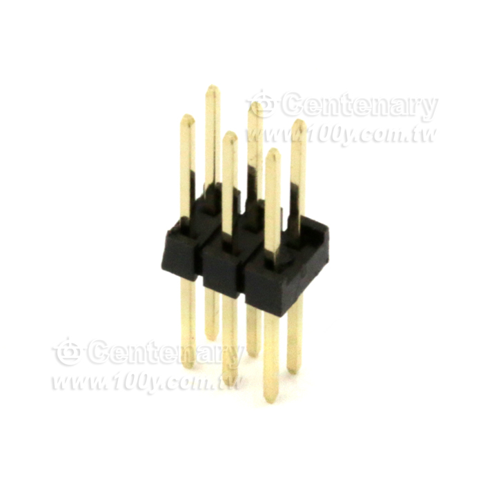 2.54mm Double Row Straight  Pin Header - 110698 Product Image