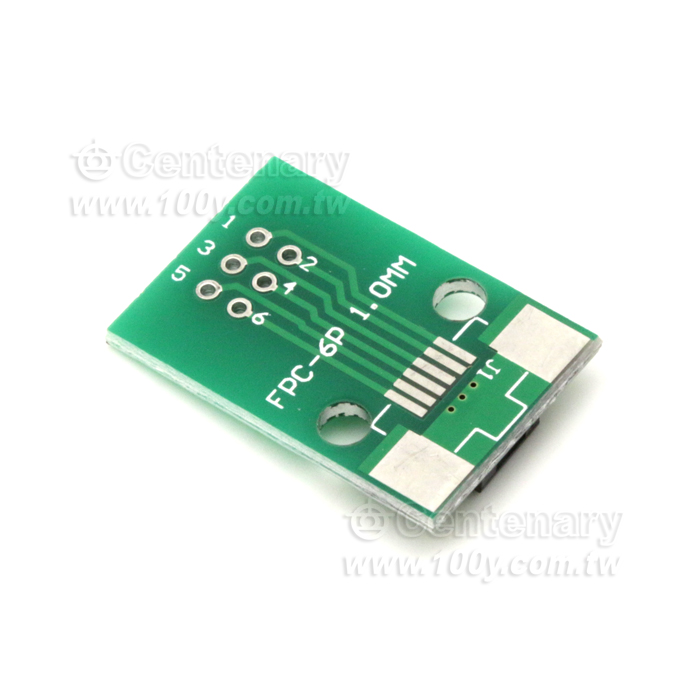 FPC單面轉接板 0.5轉2.54 已焊接好0.5間距座 - 136070 產品圖片