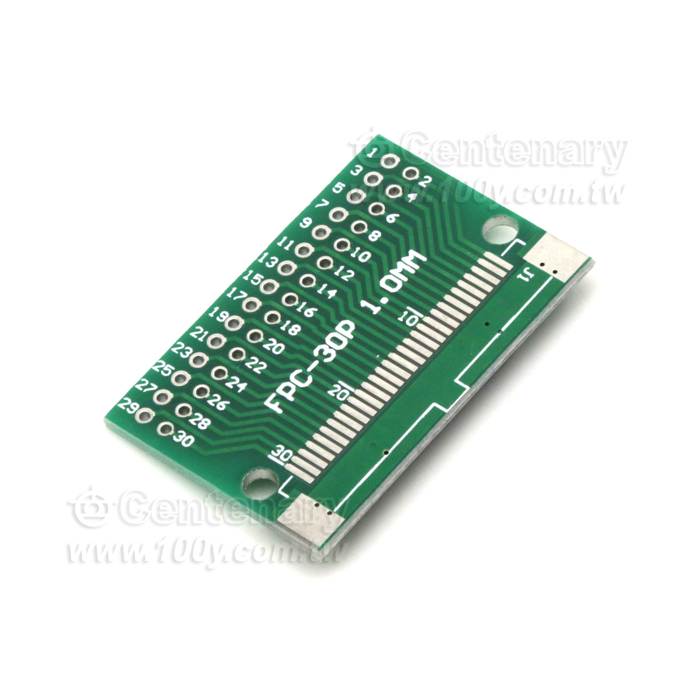 FPC單面轉接板 0.5轉2.54 已焊接好0.5間距座 - 136088 產品圖片