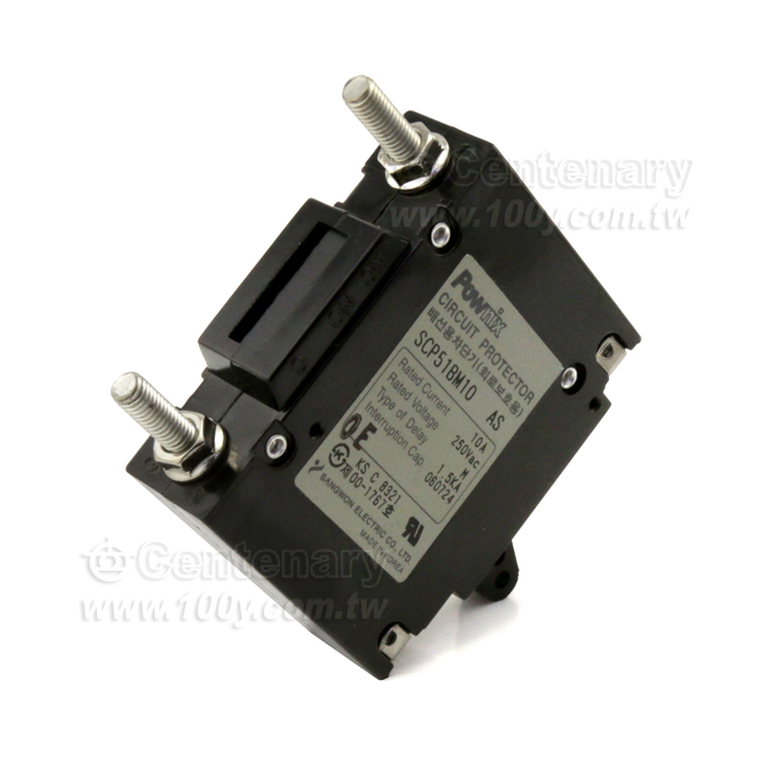 無熔絲過載斷路器 1P/10A AC250V/380V  - 100047 產品圖片