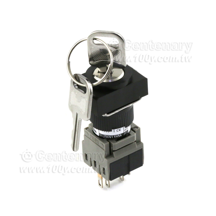 Fuji Electric_鑰匙開關 手動復歸 1a1b - 106550 產品圖片