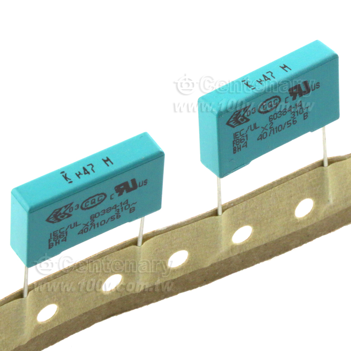 薄膜電容器 0.47uF/ 310VAC  ±20% 22.5mm - 136518 產品圖片