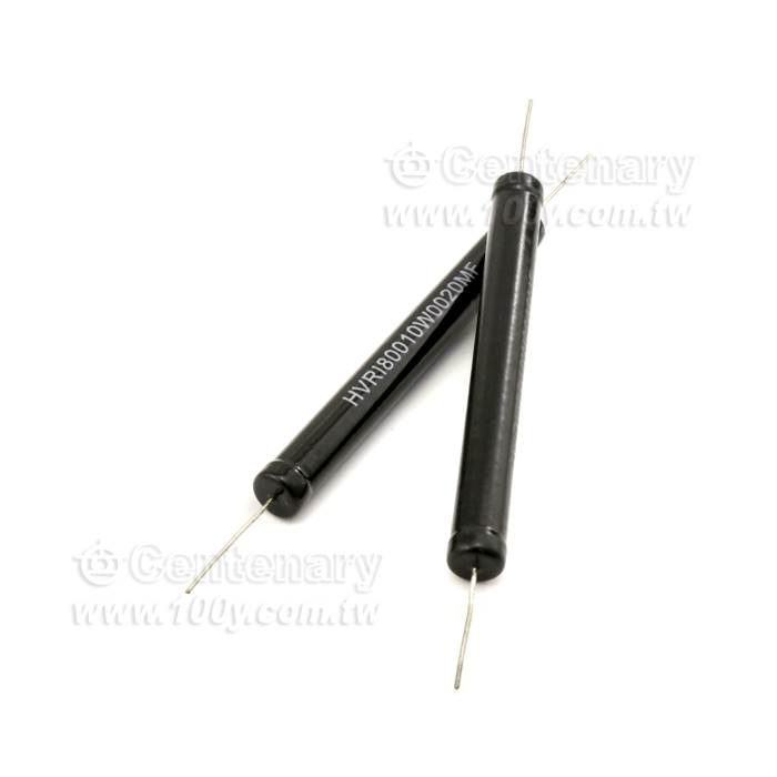 RI80 黑色高壓玻璃釉無感電阻 10W 10MΩ ±1% - 136911 產品圖片
