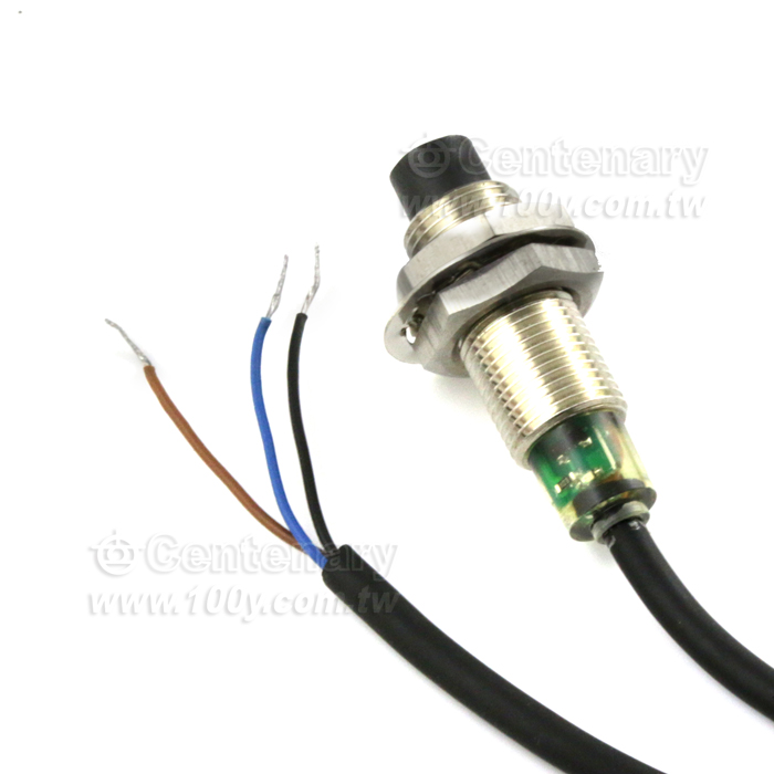 M12圓柱型近接開關 (NPN/NC/非屏蔽) - 136669 產品圖片