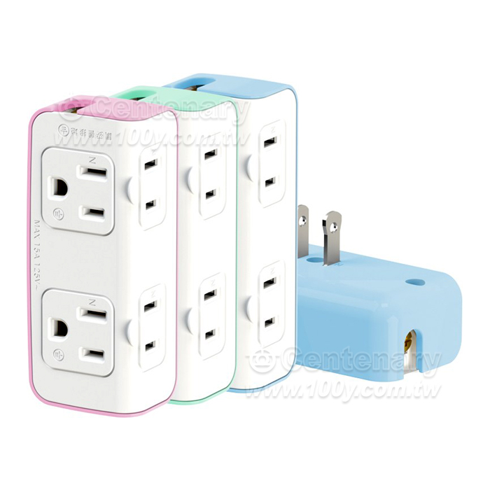 2+2座3變2小壁插 - 137422 產品圖片