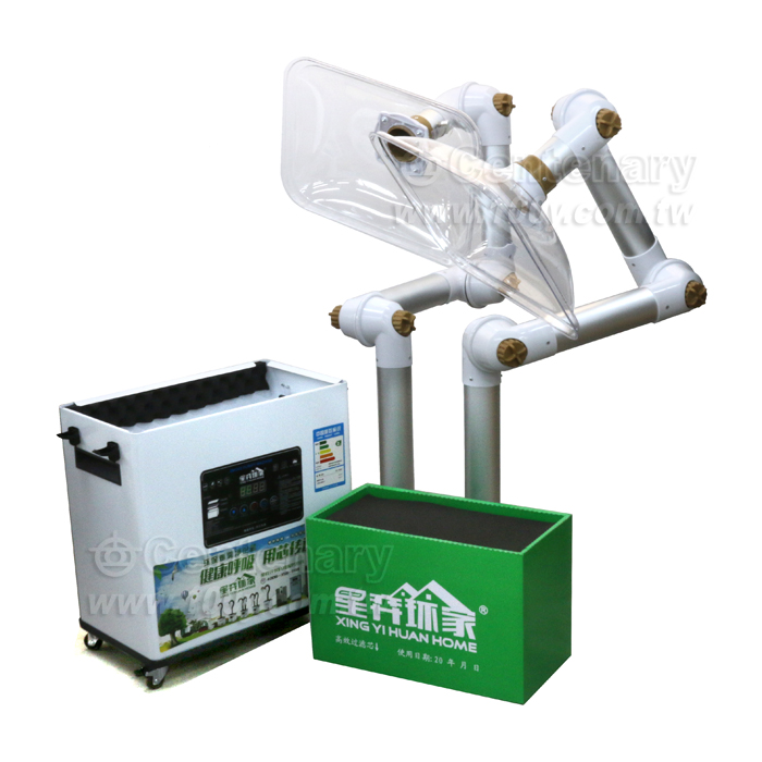 移動式工業焊錫煙霧淨化器 雙頭 無線遙控  110V/200W - 137312 產品圖片