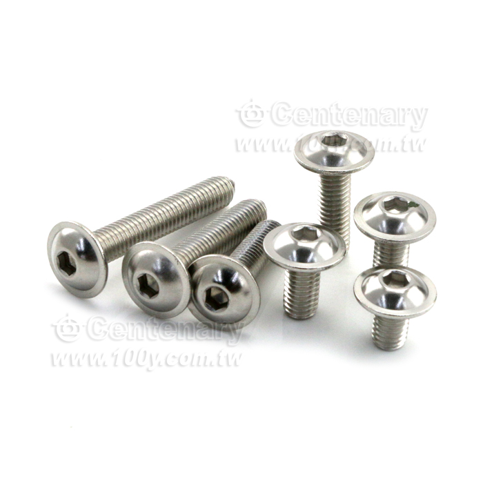 304-圓頭內六角帶墊螺絲-M5*40 - 163676 產品圖片