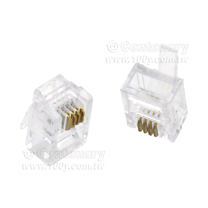 電話線RJ12插頭 6P4C(1包/100個) - 65598 Product Image