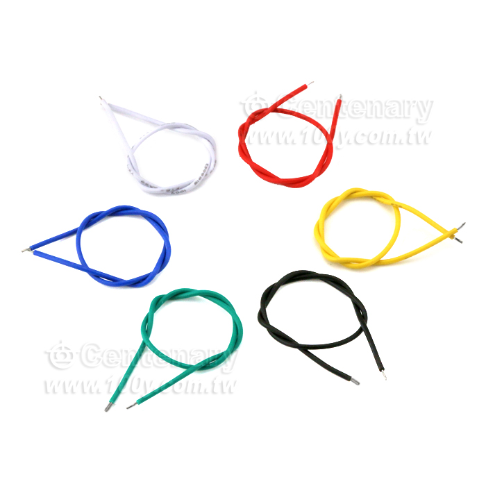 50MM 電子線連接線 黃色 22AWG - 138177 產品圖片