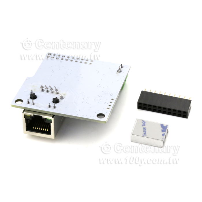 16路W5100網絡控制開關 5伏網絡繼電器模塊  物聯網 - 138498 產品圖片