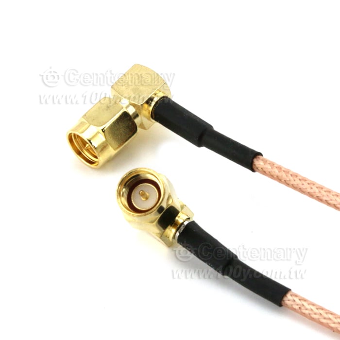 線材:RG316 射頻跳線SMA內羅內針90°彎頭-SMA內羅內針 90°彎頭 - 151148 產品圖片