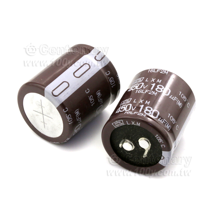 Nippon_180uF/450V High Ripple Current Aluminum Electrolytic Capacitor - 138472 Product Image