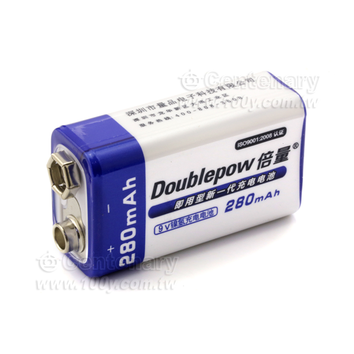 倍量牌子 9V鎳氫充電池280mAh - 138774 產品圖片