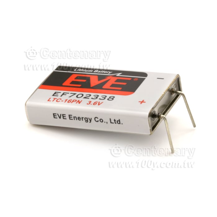 鋰電池 LTC-16PN  3.6V/1600mAh 2P彎腳 - 139039 產品圖片