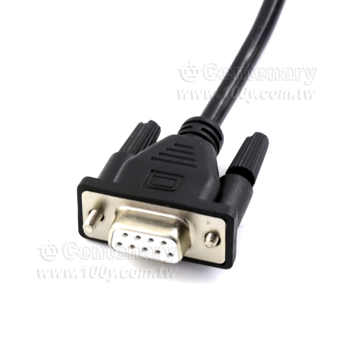 DB9針RS232COM口線(1公-2母)-針腳一一對應 - 139460 產品圖片