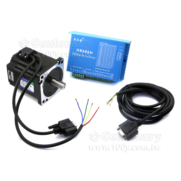 電機86HSE4.5N+驅動器HBS86H套裝-力矩4.5N.m - 139110 產品圖片