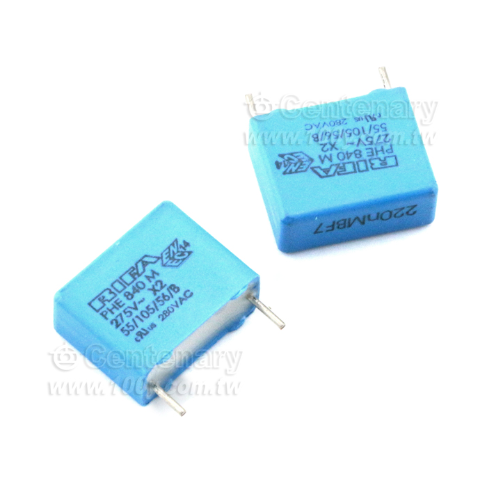 EMI suppressor, class X2 ,Metallized Polypropylene Film Cap. - 28279 Product Image