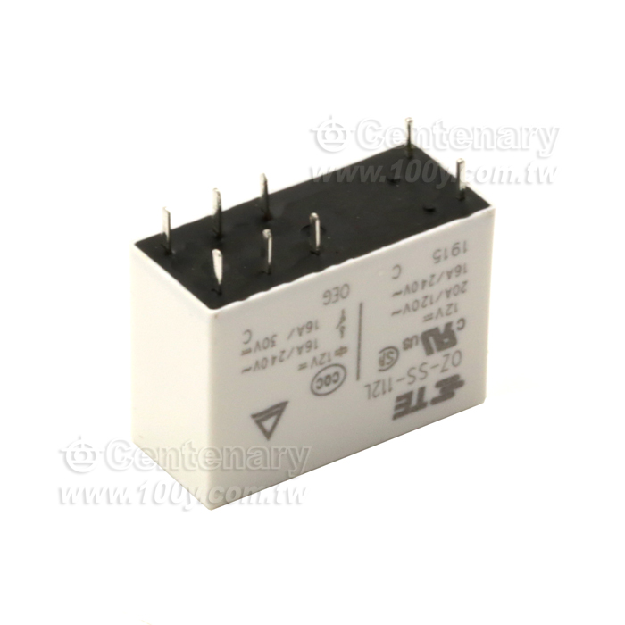 PCB繼電器 8腳 12VDC/16A - 64510 產品圖片