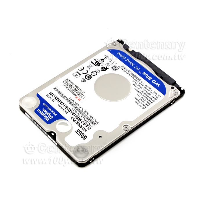 WD_Blue Label 500GB(7mm) 2.5-inch Hard Drive - 74181 Product Image