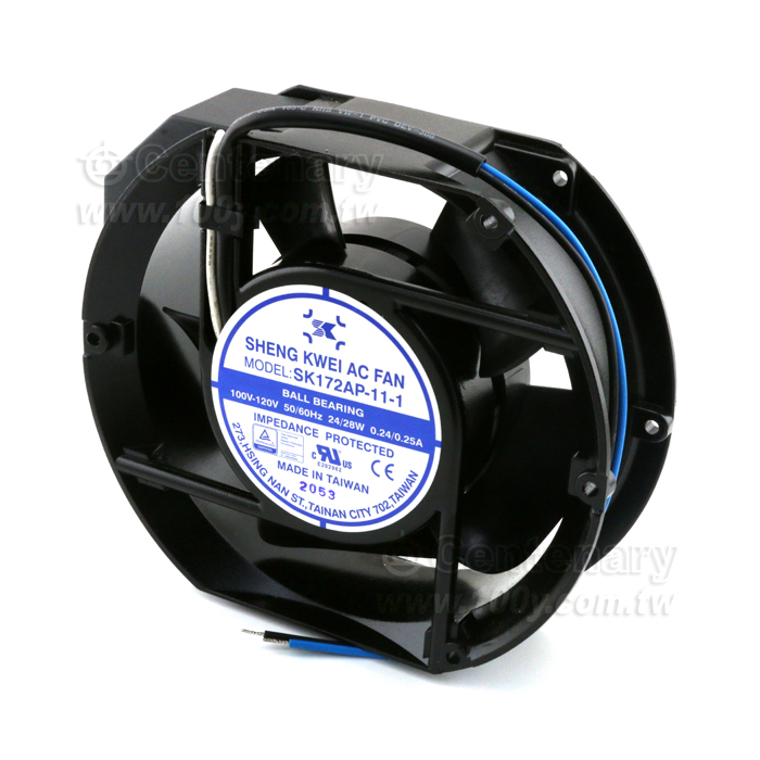 110VAC  6"  出線式滾珠風扇 172*150*51mm - 97947 產品圖片