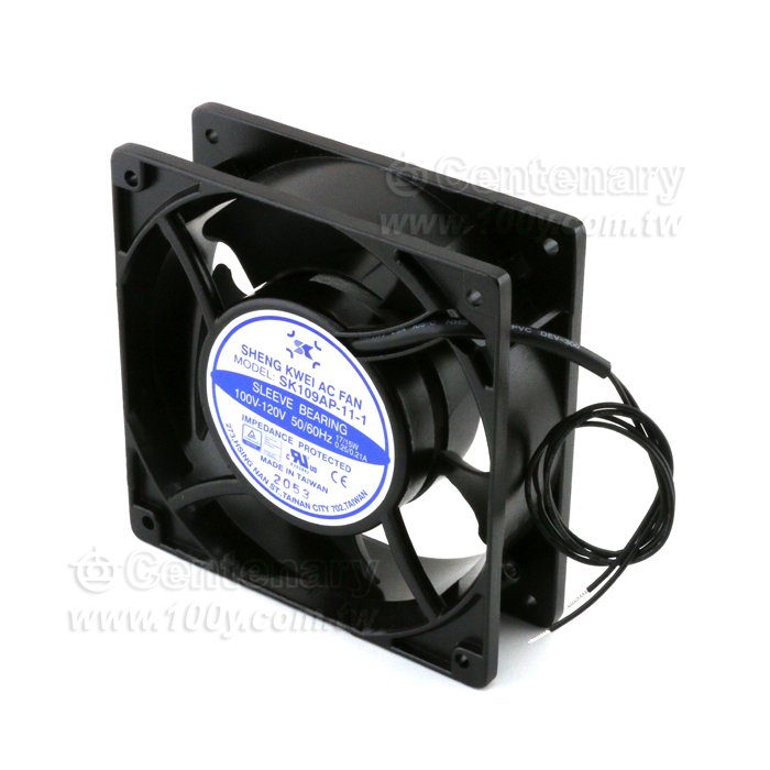 風扇 100-120V (Sleeve出線) 120*120*38mm 0.21A - 139625 產品圖片