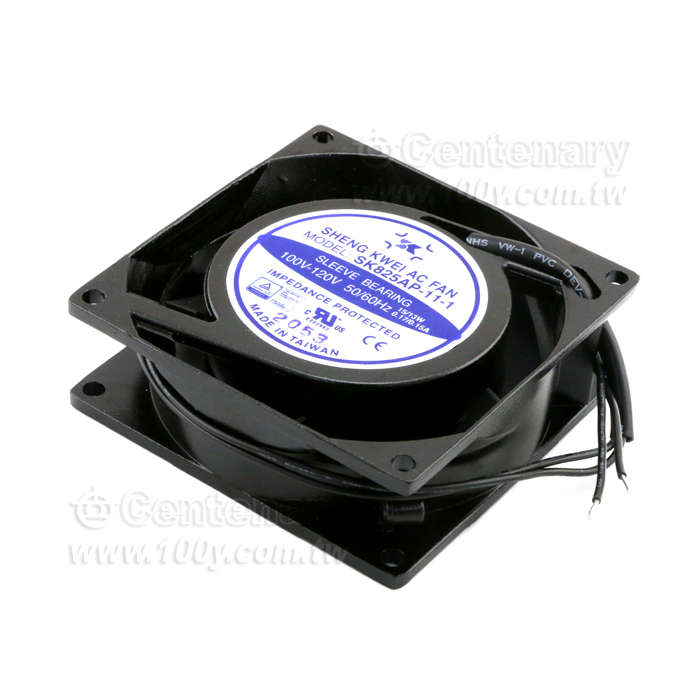 風扇 100-120V (Sleeve出線)0.17/0.15A 80*80*25mm - 139632 產品圖片