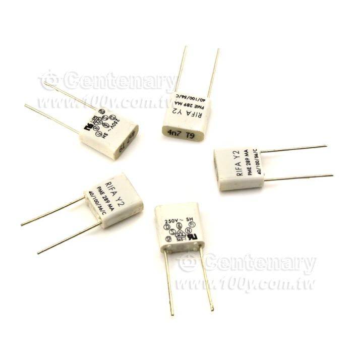 Y2 & X1濾波電容- 0.0047uF/250V ±20%  腳距 10MM - 139918 產品圖片