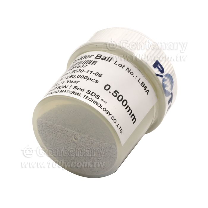 大瑞PMTC 錫球 (250,000/瓶) 0.5mm - 134446 產品圖片