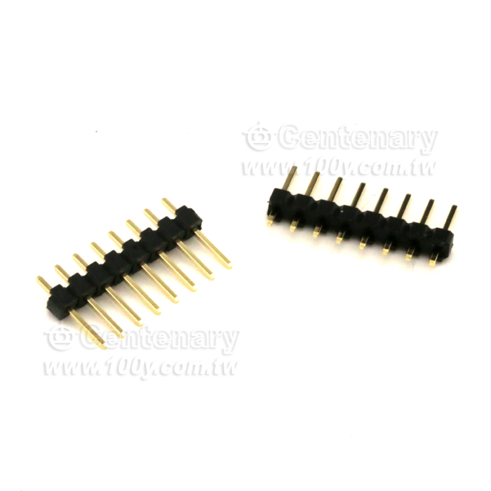 8P單排排針 180° P:2.54【ROHS】 - 85423 產品圖片