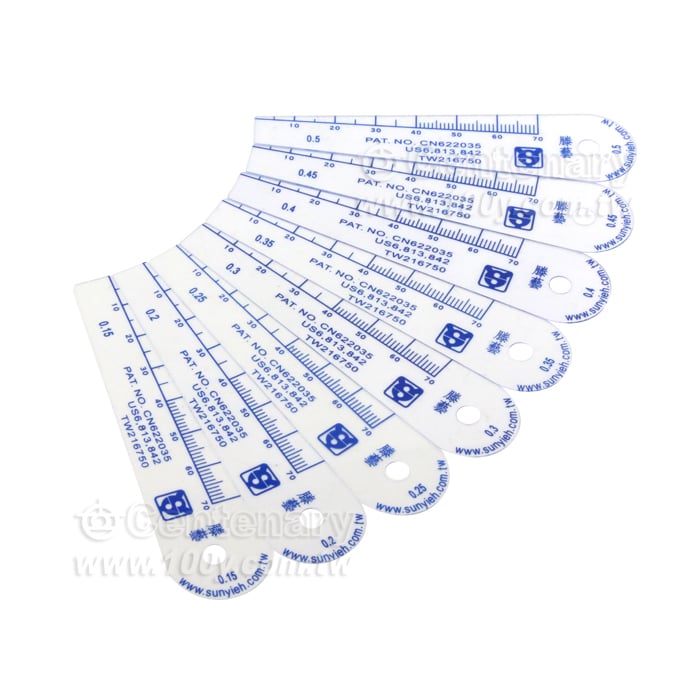 塑料厚薄規片 11件套 - 160356 產品圖片