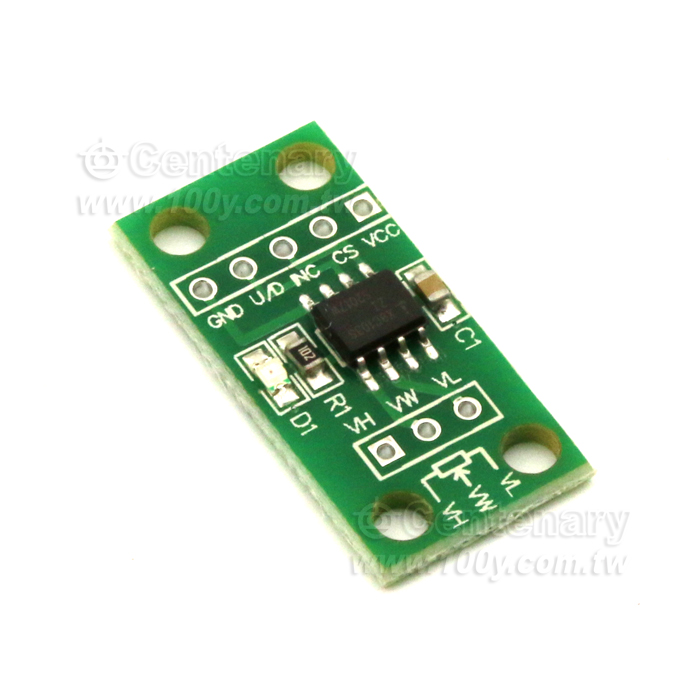 數字電位器模塊 DC3V-5V  10K 可滑動100階級 - 140667 產品圖片