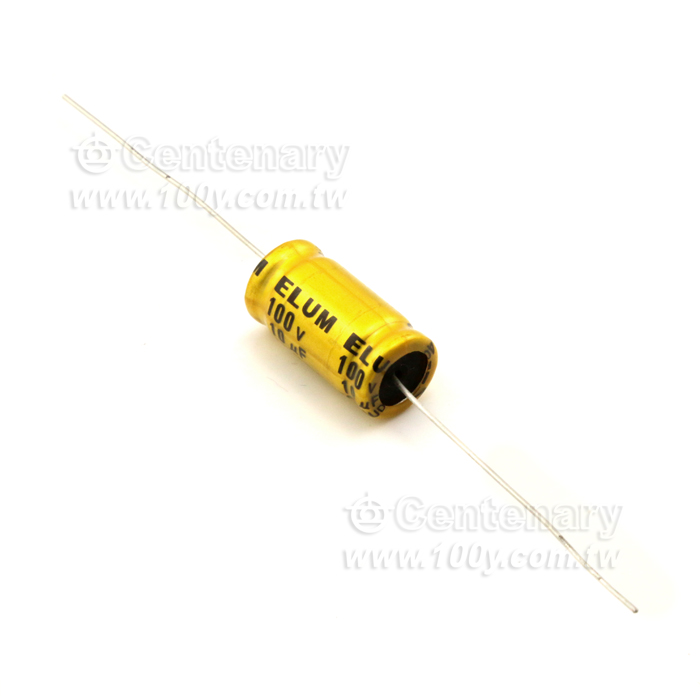 無極電容10uF/100V        臥式10*20MM - 140552 產品圖片