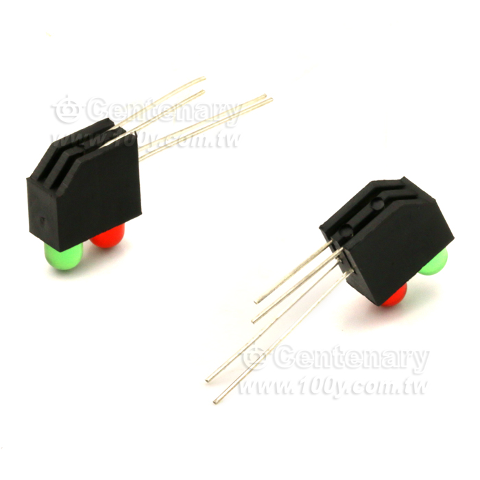 5mm LED 加套/雙燈(上綠下紅) - 88775 產品圖片