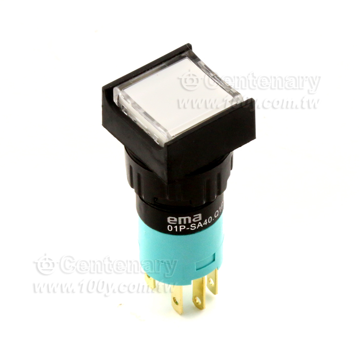 Rectangular Alternative Button Switches With Lamp - 79938 Product Image