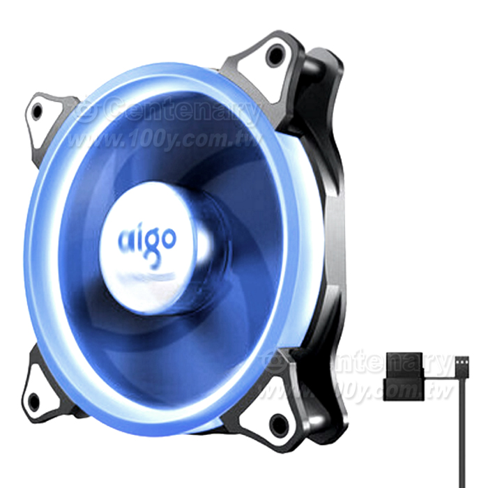 愛國者牌子電腦主機風扇極光版 藍色 12v - 141065 產品圖片