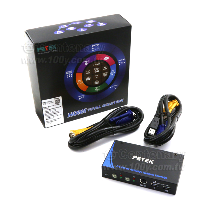 2埠PS/2 USB電腦切換器 - 89662 產品圖片