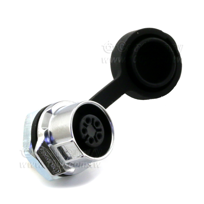 Cnlinko  LP12 Type Round Female Socket/Multi core power supply Industrial waterproof connectors - 119838 Product Image