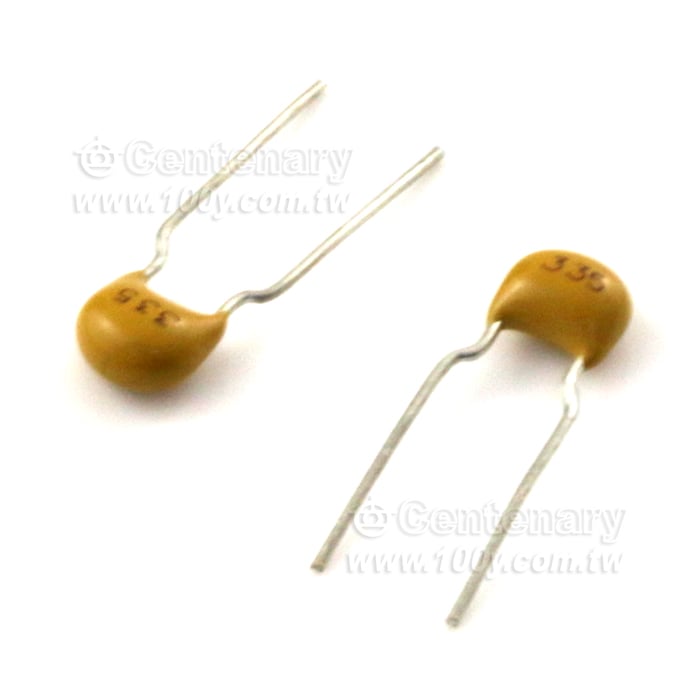 3.3uF/63V 10% X7R 立式 獨石電容 - 140268 產品圖片