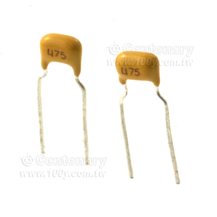 4.7uF/63V 10% X7R 立式 獨石電容 - 140299 產品圖片