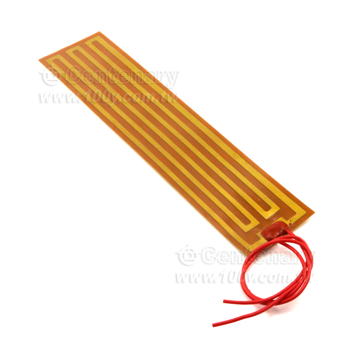 聚酰亞胺加熱膜 背膠 尺寸50*203MM 24V/48W                 - 141723 產品圖片
