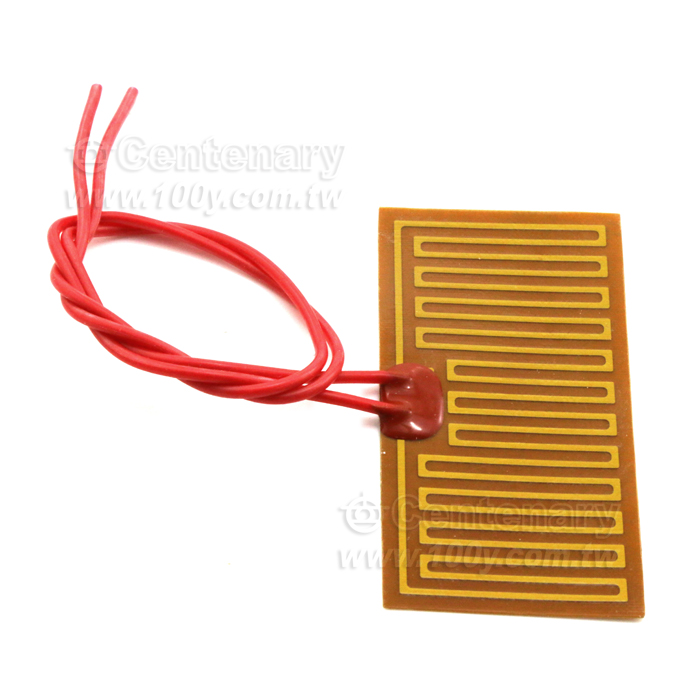 聚酰亞胺加熱膜 背膠 尺寸35*70MM 24V/15W        - 141721 產品圖片