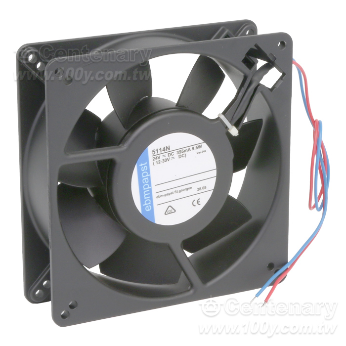 DC24V 帶線雙滾珠風扇 135*135*38mm - 111338 產品圖片