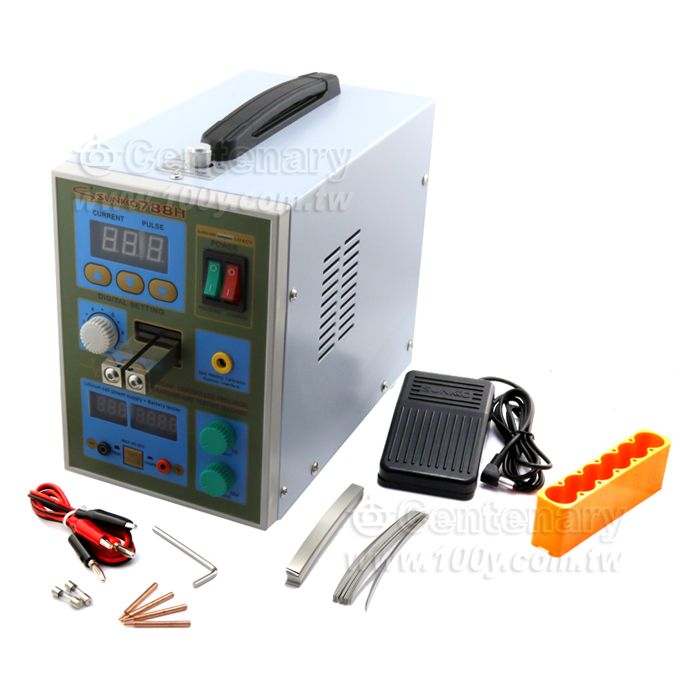 小型兩用多脈衝 18650 紐扣鋰電池 充電點焊測試一體機 - 141478 產品圖片