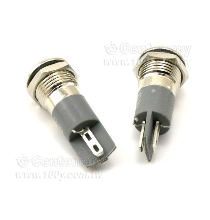 12mm插腳-高頭-金屬指示燈 - 141777 產品圖片