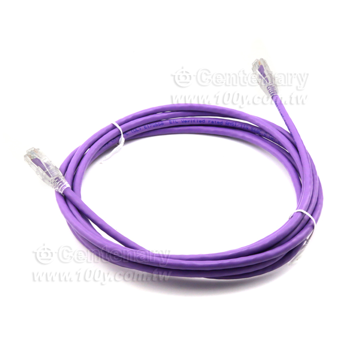 Cat.6 UTP純銅網路線 紫色 1M - 141629 產品圖片