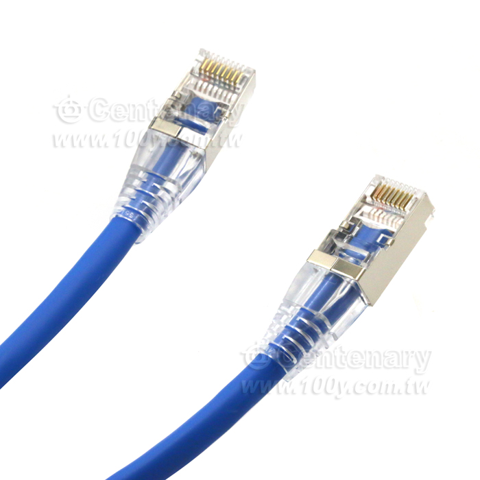 Cat.6A 屏蔽式純銅網路線 藍色 15M - 141557 產品圖片