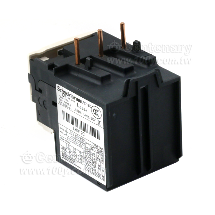 Schneider 熱過載繼電器5.5-8A  型號有C代表為大陸製 - 142039 產品圖片
