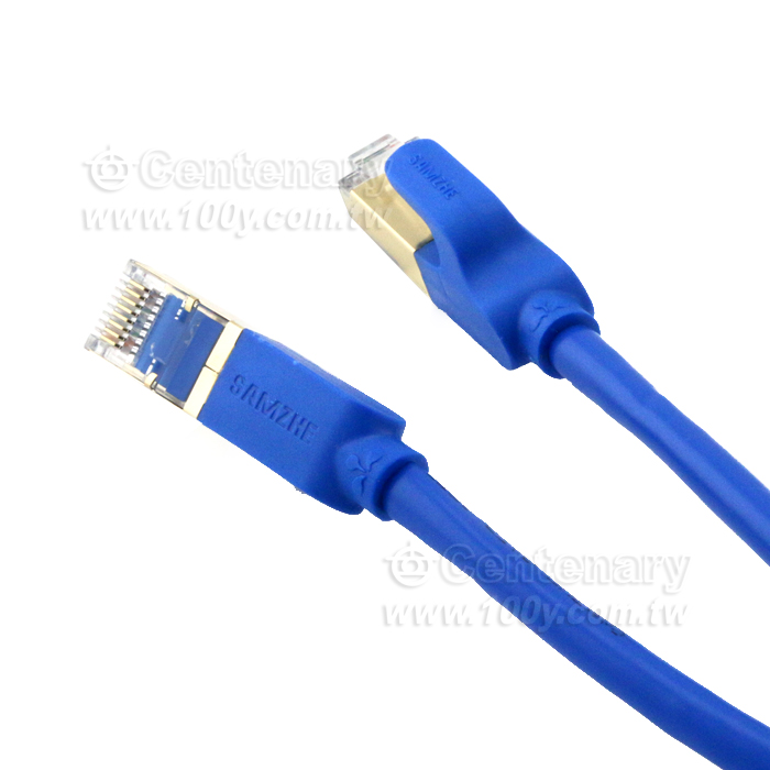 純銅Cat.7 雙屏蔽網線-10Gbps 藍色 5M - 141545 產品圖片