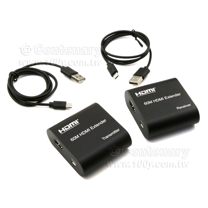 HDMI網路延長器轉換器60米無源轉rj45電腦網口網路信號放大器 - 142766 產品圖片