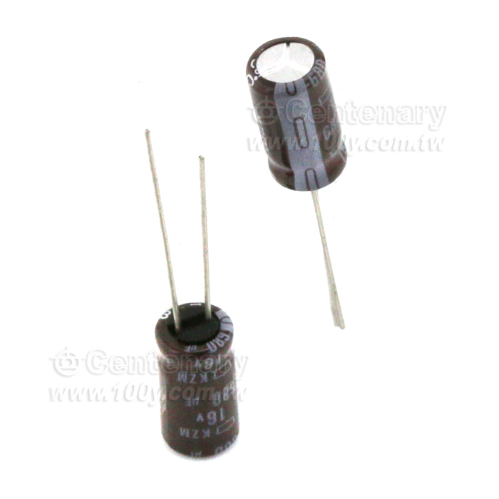 680uF/16V KZG Series Miniature Aluminum Electrolytic Capacitor - 142383 Product Image